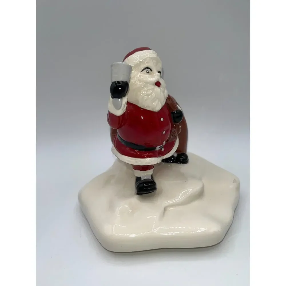 Vintage Japan Replacement Santa Claus Cookie Jar (LID ONLY) Replacement Top - Picture 5 of 16